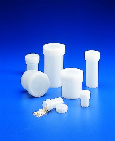 Vastag falú mintatároló edény