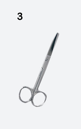 Laboratóriumi olló, 3-as típus