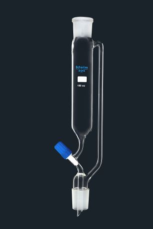 Csepegtető tölcsér kiegyenlítő csővel