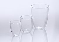 Kvarc izzítótégely, magas forma