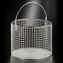 Autoklávozható kerek drót kosarak