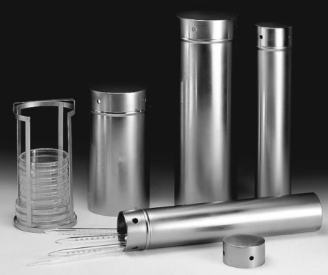 Petricsésze tartó henger sterilizáláshoz