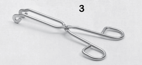 Tégelyfogó hajlított véggel, 3-as típus