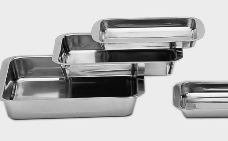 Rozsdamenetes acél tálca