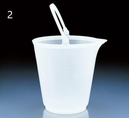 Műanyag vödör, 2-es típus